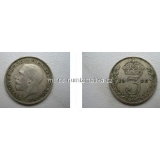 3 Pence 1920 Anglie - Three Pence Georgius V